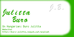 julitta buro business card